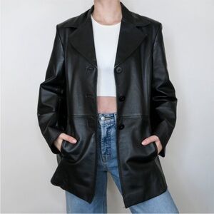 Vintage Worthington Black Leather Jacket